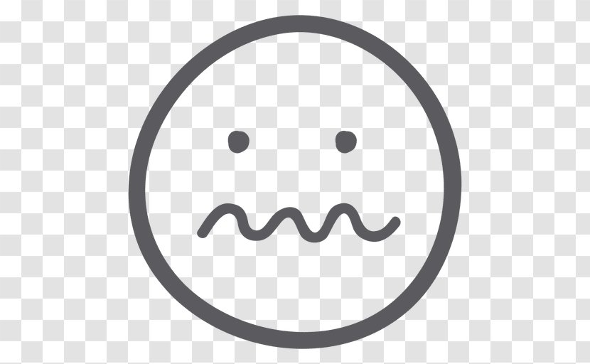 Emoticon Smiley Facial Expression Emoji - Text - Sick Transparent PNG