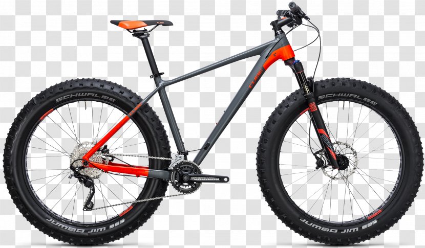 Bicycle Cube Bikes 27.5 Mountain Bike Fatbike - Handlebar Transparent PNG