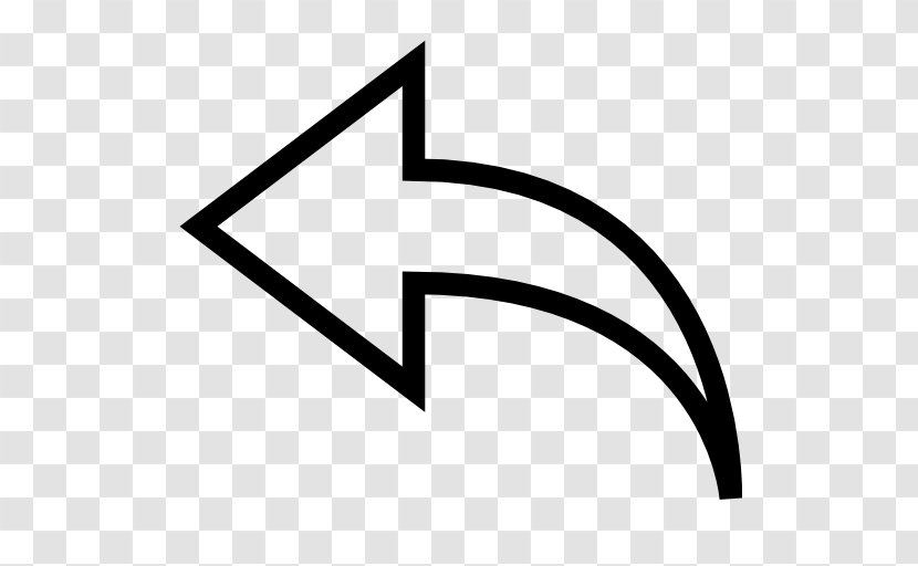 Arrow - Symbol - Black And White Transparent PNG