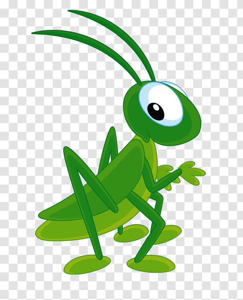 The Ant And Grasshopper Clip Art - Insect Transparent PNG