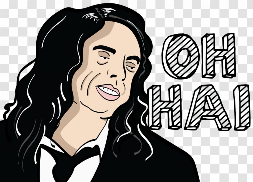 Tommy Wiseau The Room - Silhouette - Frame Transparent PNG