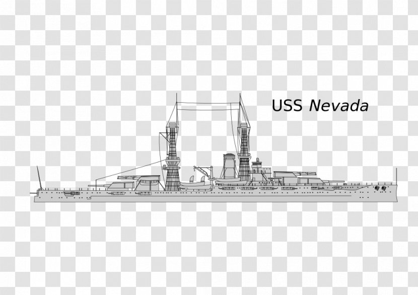 USS Nevada (BB-36) Battleship Dreadnought United States Navy - Pre Transparent PNG