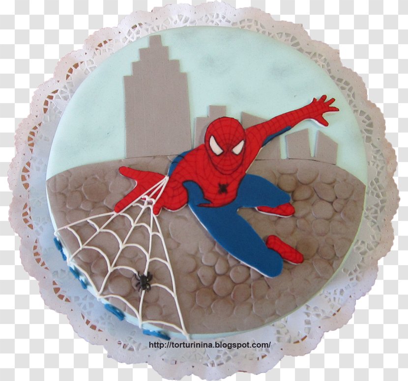 Torte Birthday Cake Spider-Man Recipe - Child - Spiderman Transparent PNG