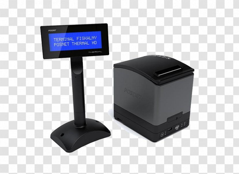 Display Device Cash Register Drukarka Fiskalna Posnet Blagajna - Liquidcrystal - Printer Transparent PNG