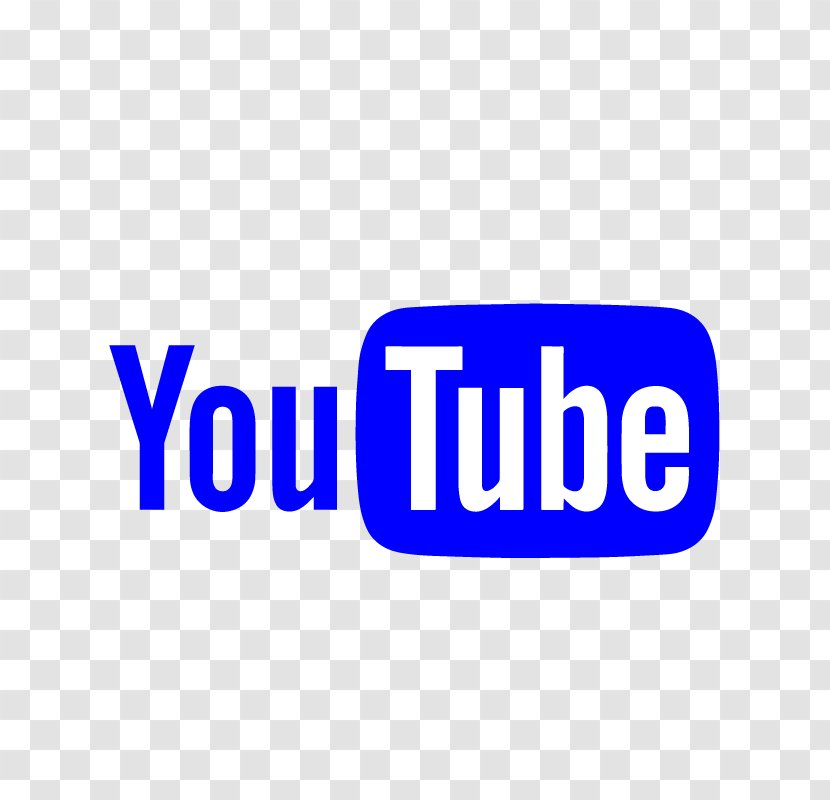 YouTube Logo Video Streaming Media Ramped Up - Electric Blue - Youtube Transparent PNG