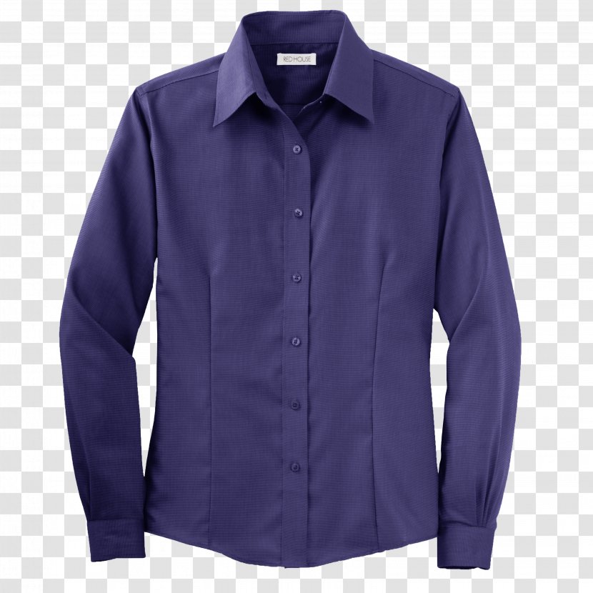 Long-sleeved T-shirt Dress Shirt Polo - Purple Transparent PNG