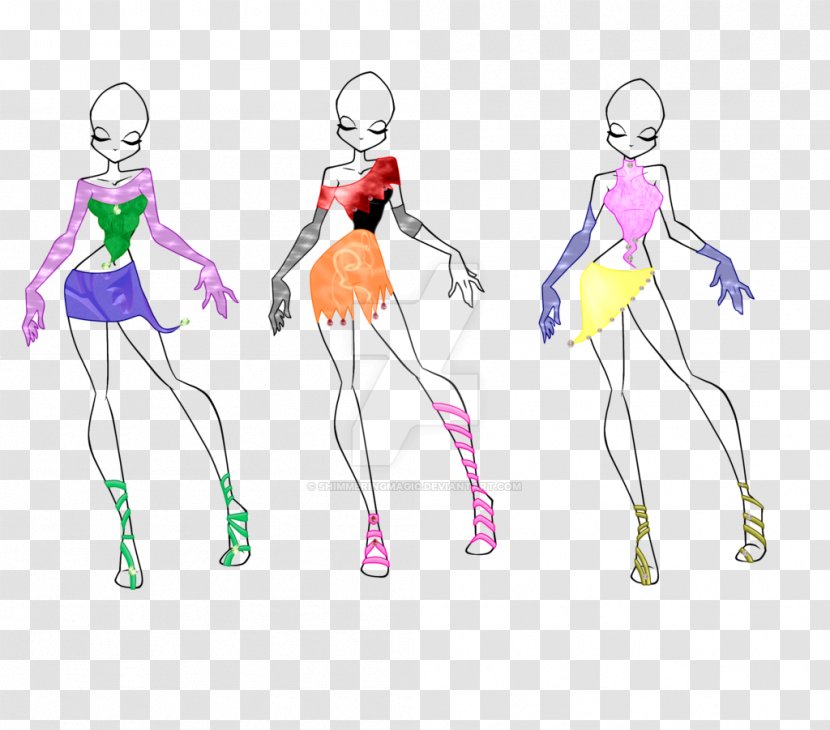 Cartoon Clothing Character Line - Joint Transparent PNG