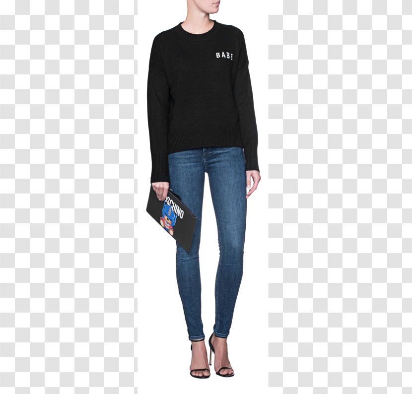 Sweater Crew Neck Polo Shirt Ralph Lauren Corporation Sleeve - Joint - Jeans Model Transparent PNG