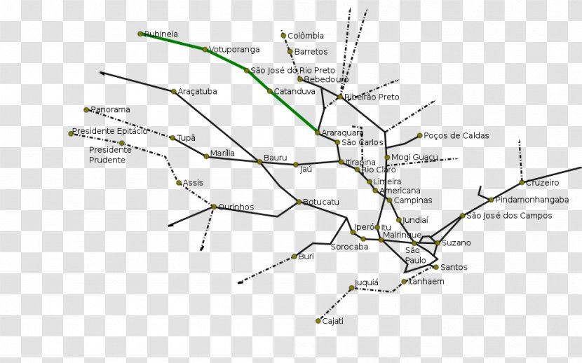 São Paulo Line Angle Point Diagram - Area Transparent PNG