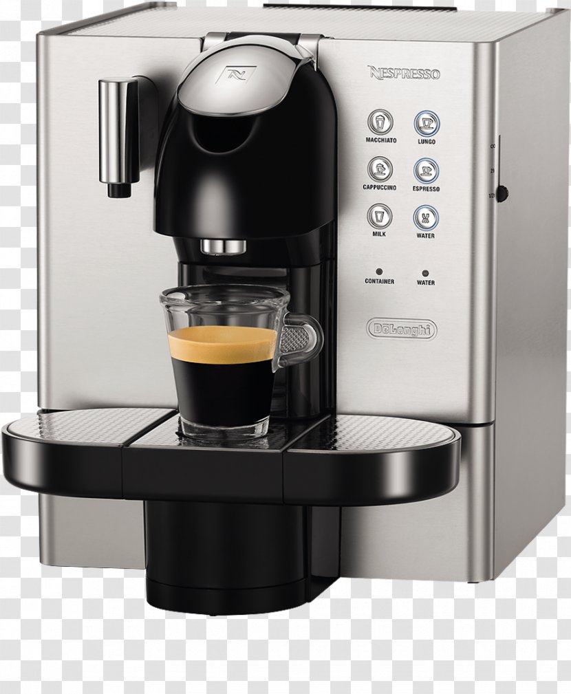 Espresso Machines Coffee Nespresso De'Longhi - Home Appliance - COFFEE MAKER Transparent PNG