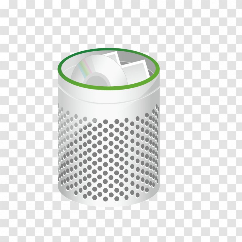 Waste Container Recycling Bin - Collection - Vector Metal Trash Can Transparent PNG