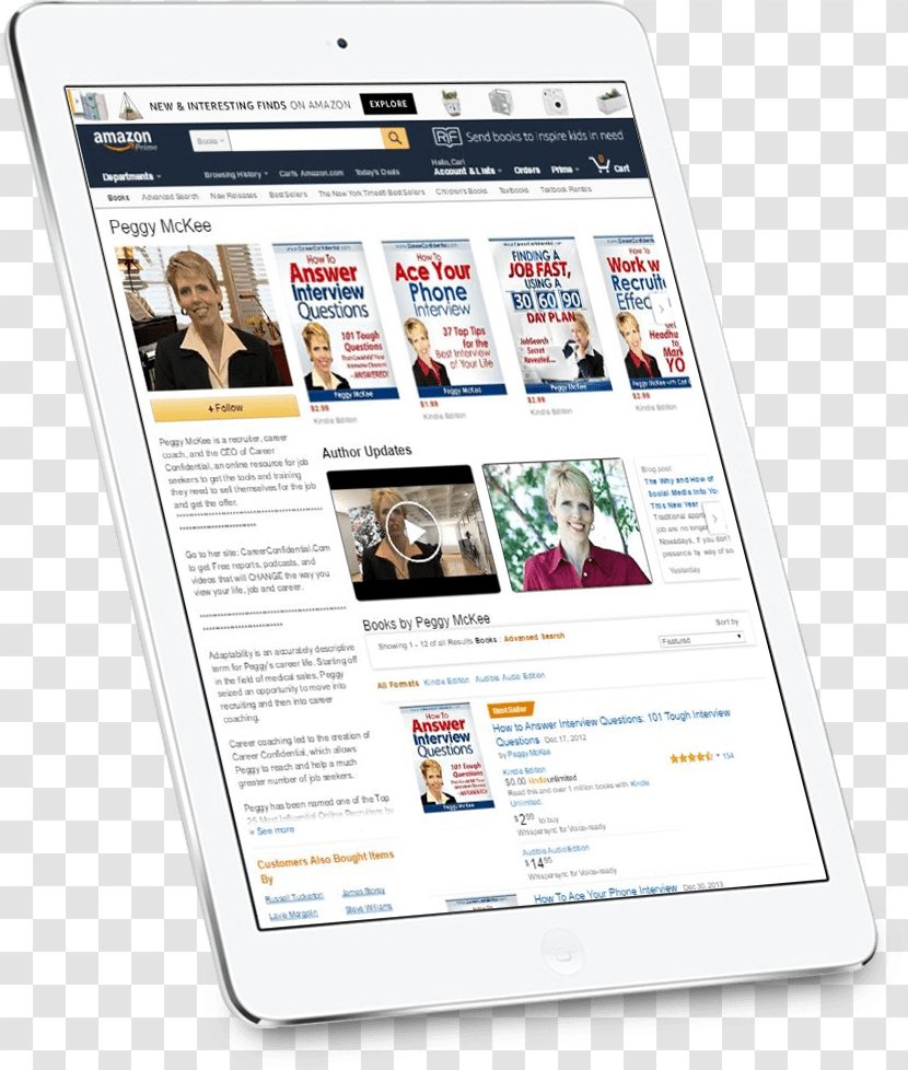 Web Page Digital Journalism Display Advertising - Multimedia - Kindle Store Transparent PNG