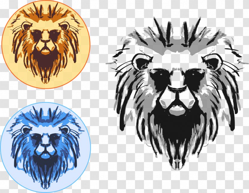 Lion Logo Graphic Design Transparent PNG