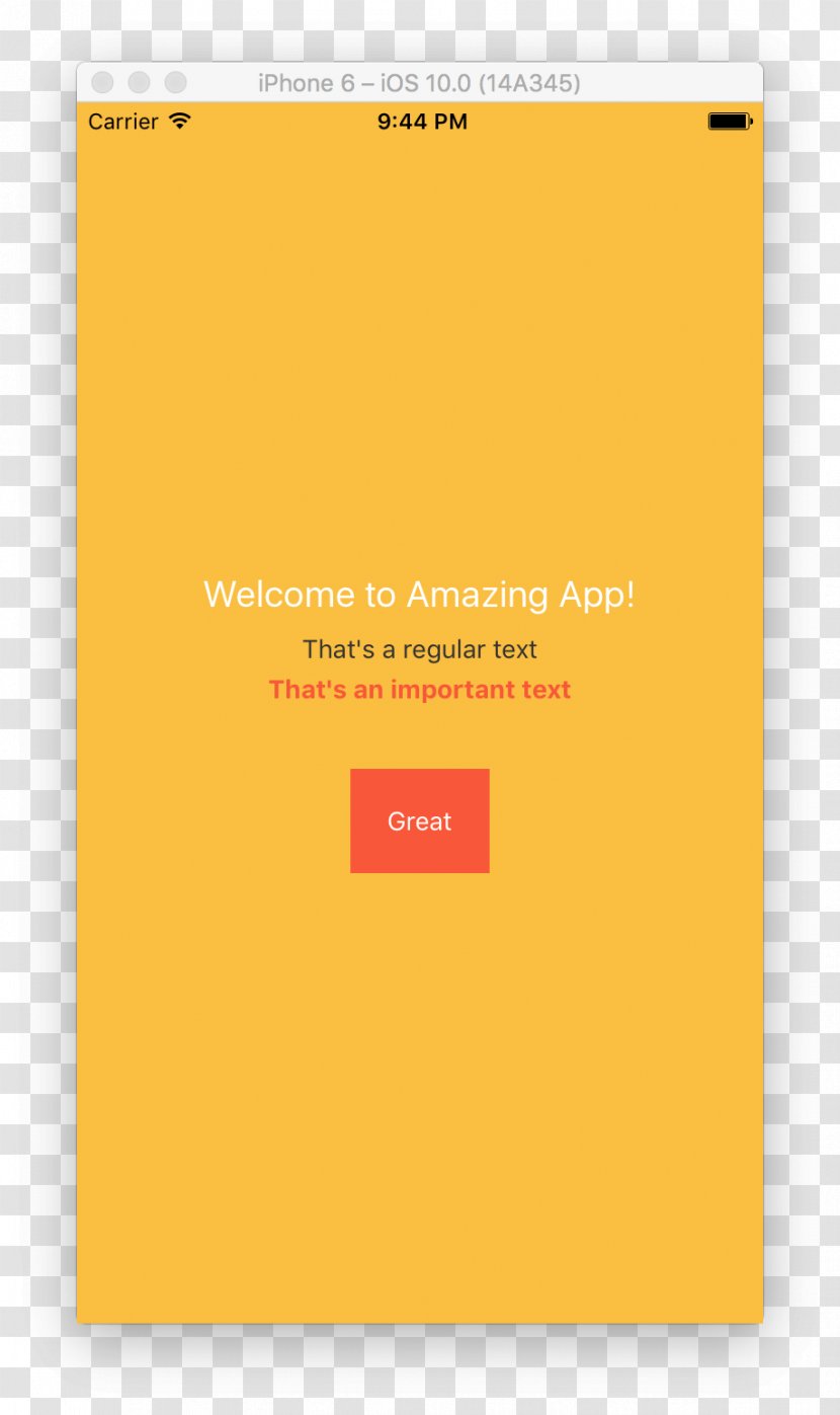 Brand Font - Yellow - App Developer Transparent PNG