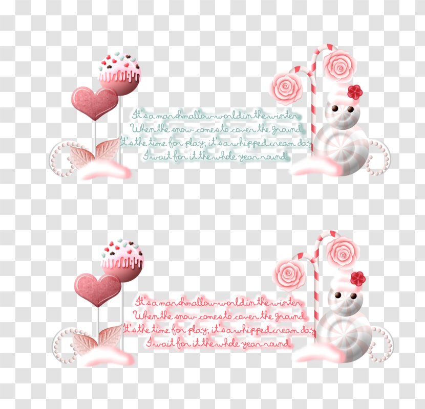 English - Golden Love - Snowman Decoration Transparent PNG