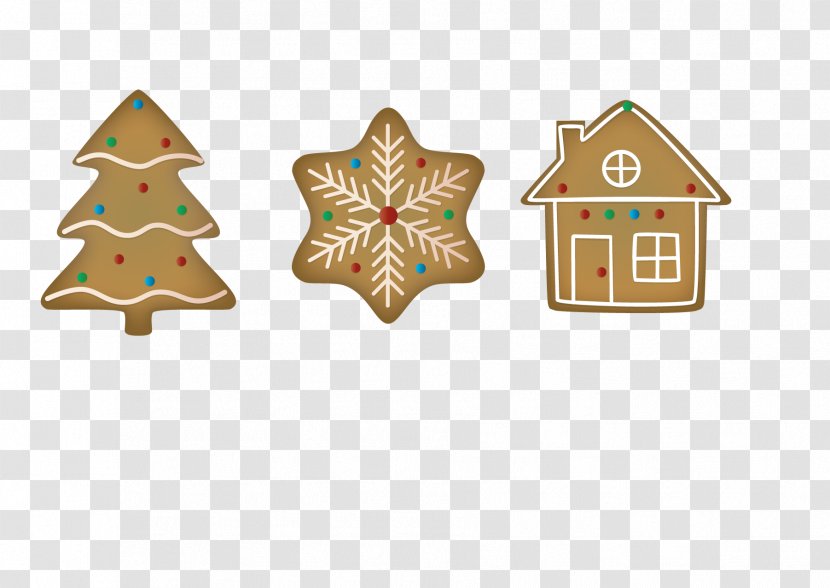Gingerbread Man Image Christmas Day Painting - House Transparent PNG