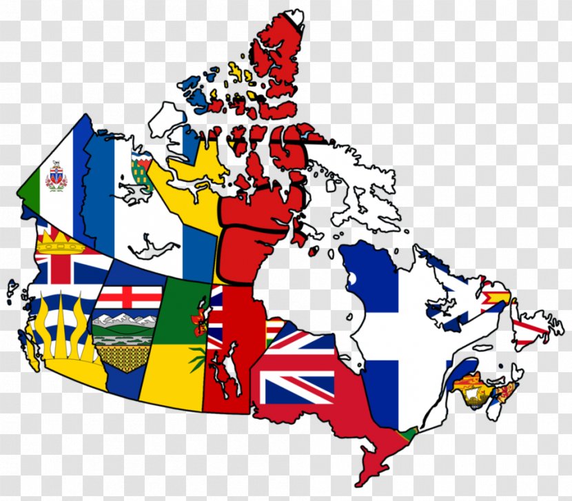 Ontario Province Of Canada Flag Or Territory Map - Core Transparent PNG