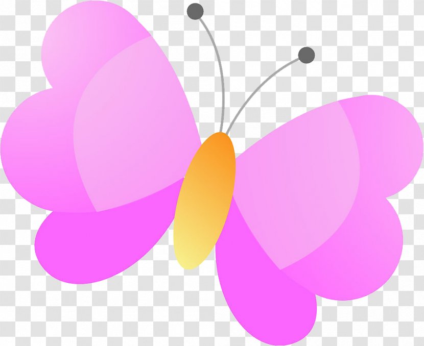 Butterfly Pink Clip Art - Shoelace Knot Transparent PNG