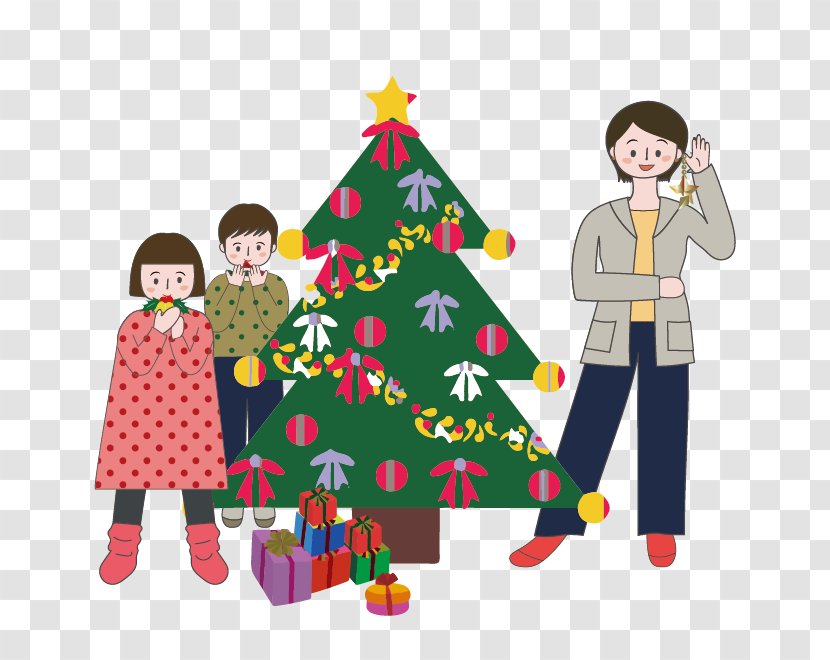 Christmas Tree Day Illustration Clip Art Ornament - Child Transparent PNG