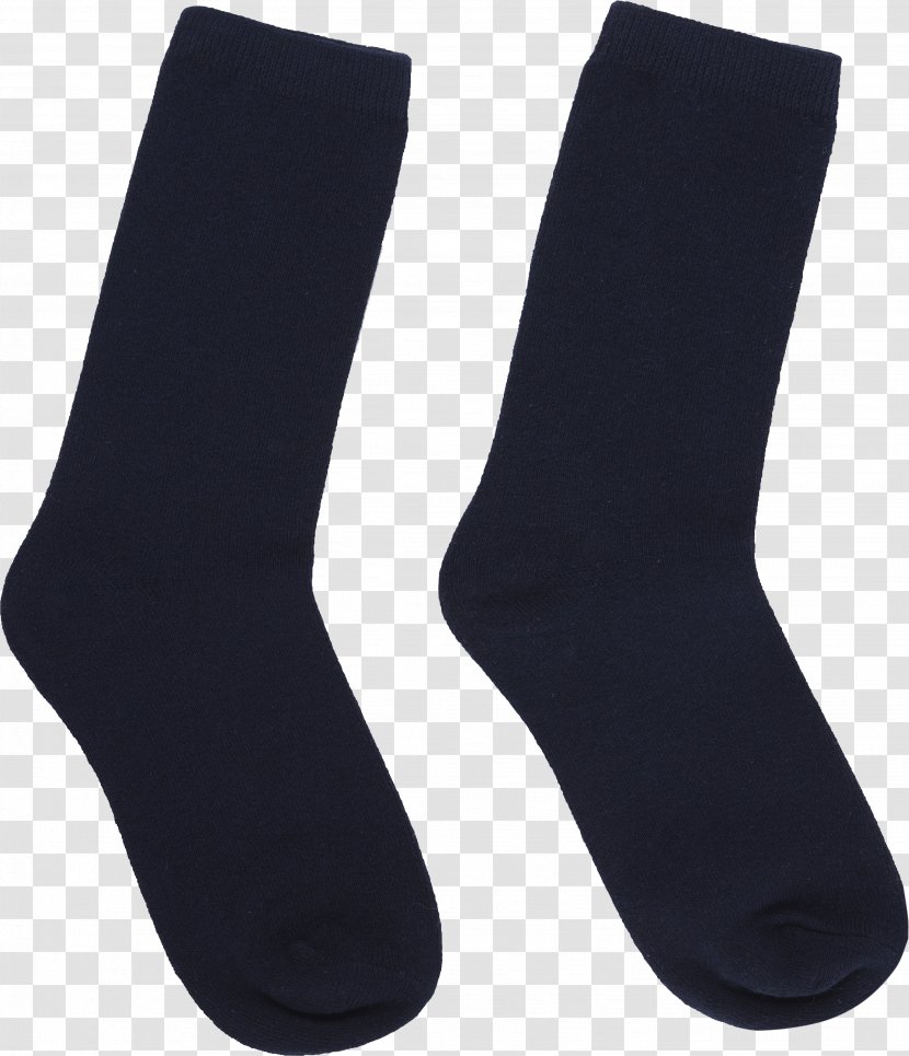 Sock Footwear Necktie Knitting Clothing - Sticker - Black Socks Image Transparent PNG
