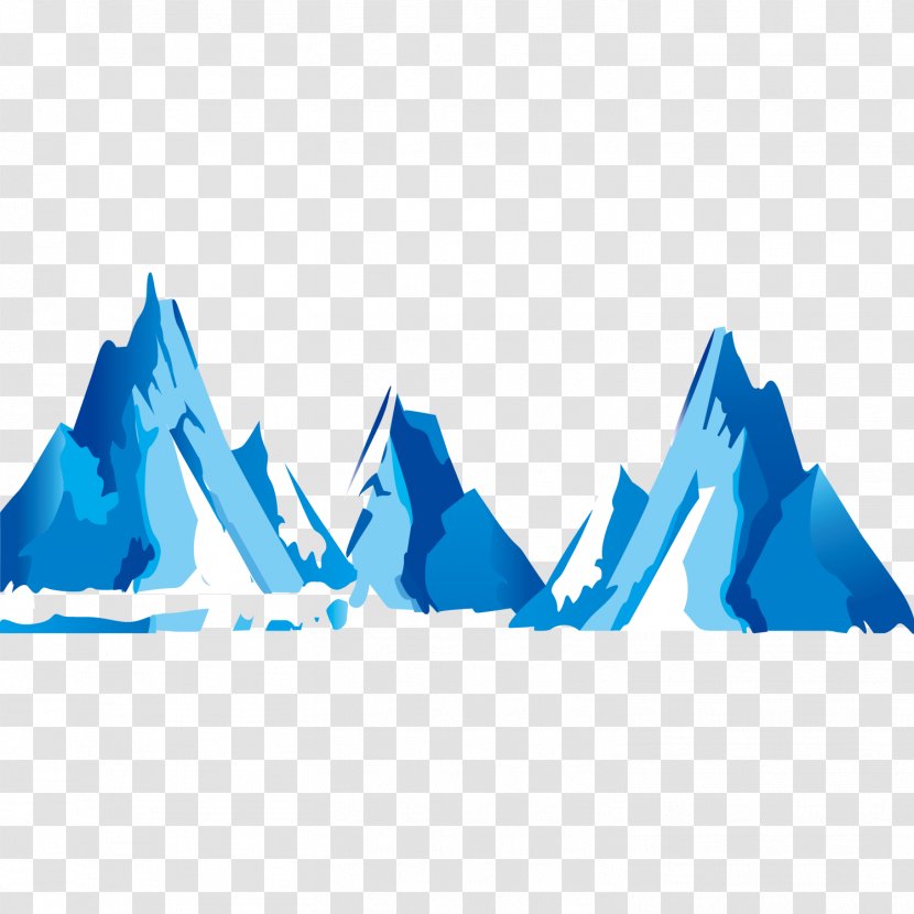 Adobe Illustrator Melting - Mountain - Melted Snowy Mountains Transparent PNG