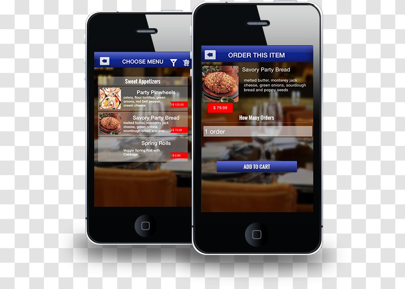 Bistro Cafe Smartphone Restaurant Food Transparent PNG