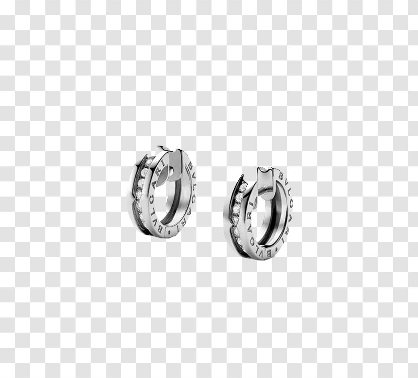 Earring Bulgari Jewellery Diamond Transparent PNG