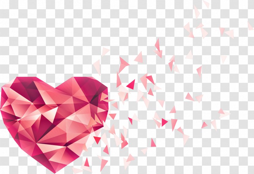 Image God Download Heart Design - Petal - Abstract Geometric Art Transparent PNG