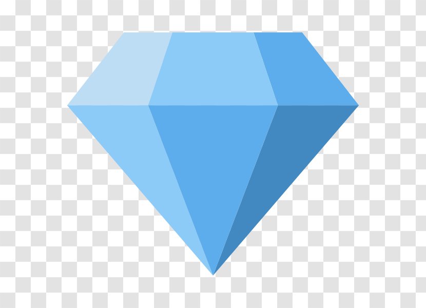 Emoji Diamond Gemstone - Triangle Transparent PNG