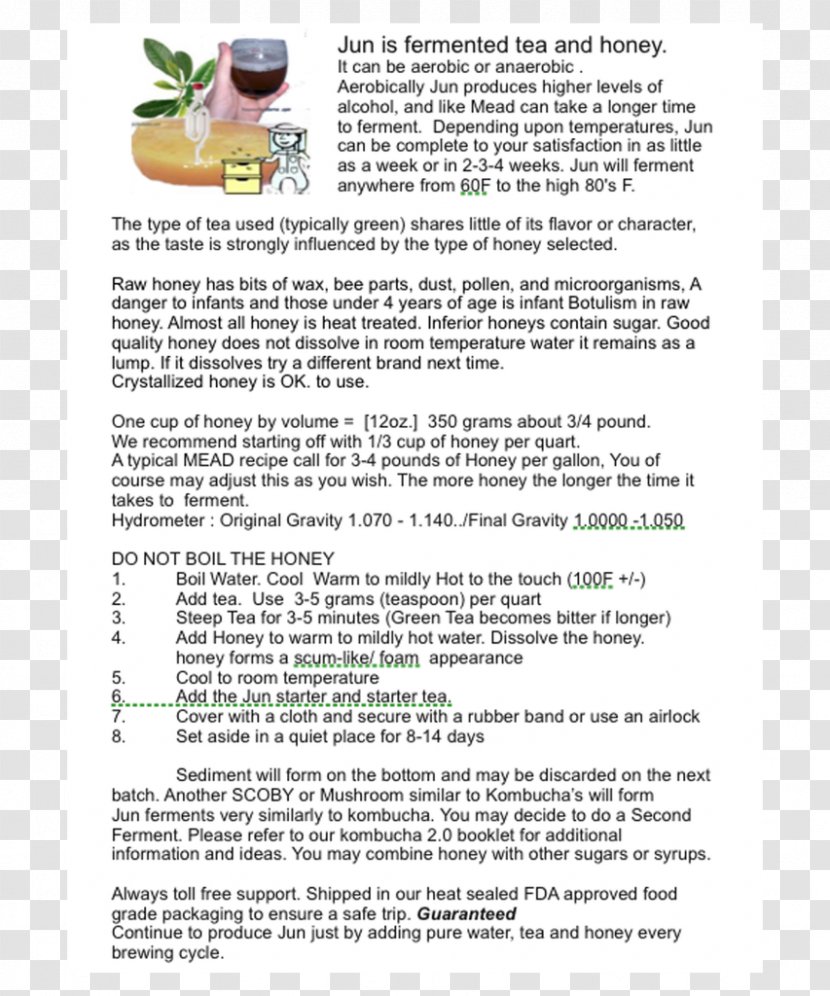 Kombucha Green Tea Jun Fermentation - Dairy Products - Fermented Transparent PNG