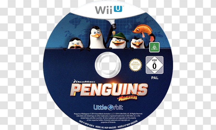 The Penguins Of Madagascar: Dr. Blowhole Returns – Again! Wii U Nintendo Optical Discs - Stxe6fin Gr Eur - Penguin Transparent PNG