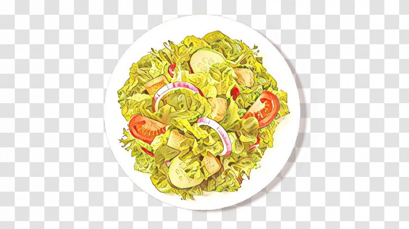 Vegetarian Cuisine Greens Spinach Salad Food - Vegetable - Crouton Transparent PNG
