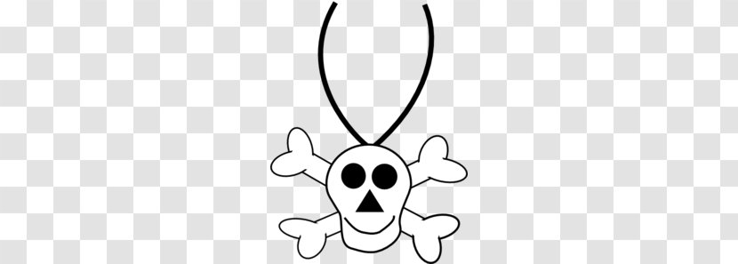 Skull And Crossbones Clip Art - Blog - Necklaces Cliparts Transparent PNG