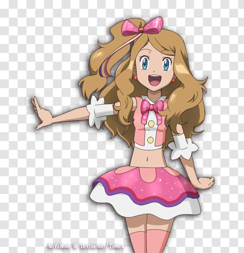 Pokémon X And Y Ruby Sapphire Serena Ash Ketchum Pikachu - Cartoon Transparent PNG