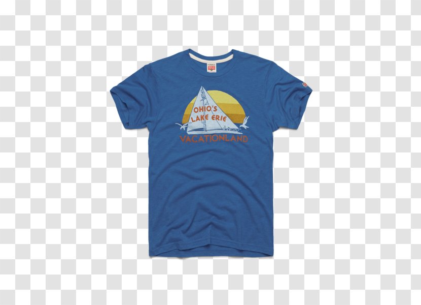 T-shirt Cleveland Cavaliers NBA Crew Neck - Electric Blue - Go Michigan Basketball Transparent PNG