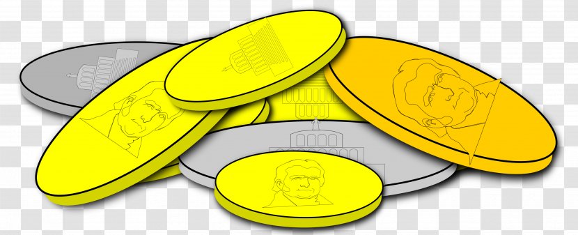 Gold Coin Clip Art - Thumbnail - Metal Coins Transparent PNG