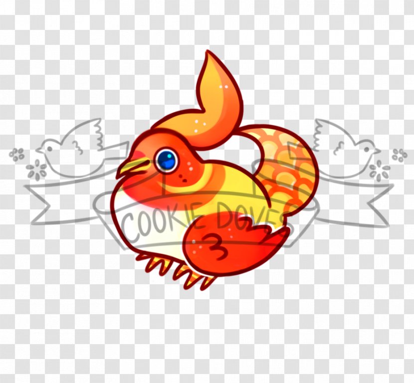 Cartoon Fruit Clip Art - Wing - Goldfish Transparent PNG