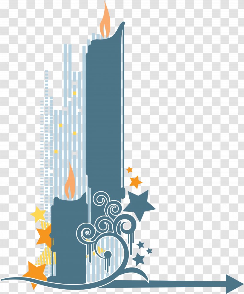 Graphic Design Logo - Candle Transparent PNG