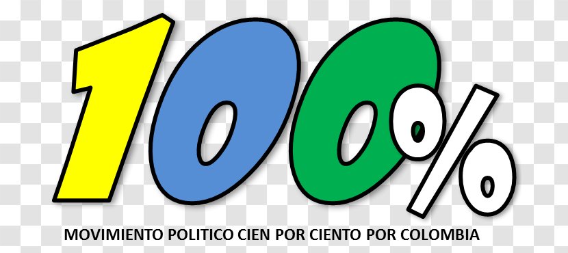 Colombia Percentage Image Political Party Clip Art - Movement - Cien Por Ciento Transparent PNG
