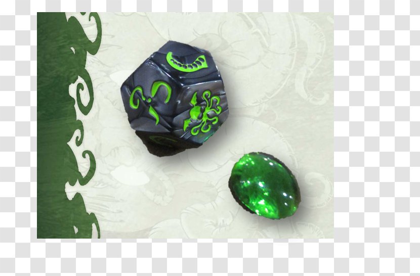 Cthulhu Dice Jewellery Jade Plastic - Emerald Transparent PNG