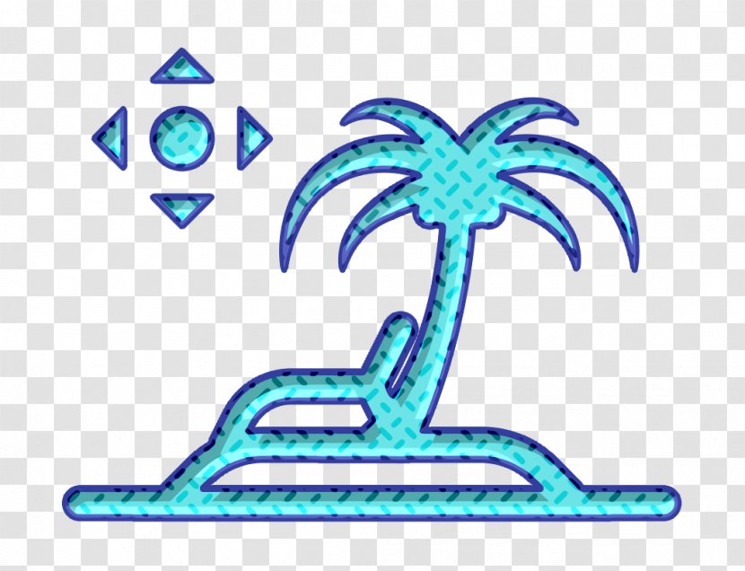 Beach Icon Chill Holiday - Symbol - Palm Tree Transparent PNG