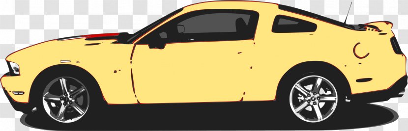 2012 Ford Mustang Sports Car Vehicle Clip Art - Automotive Exterior Transparent PNG