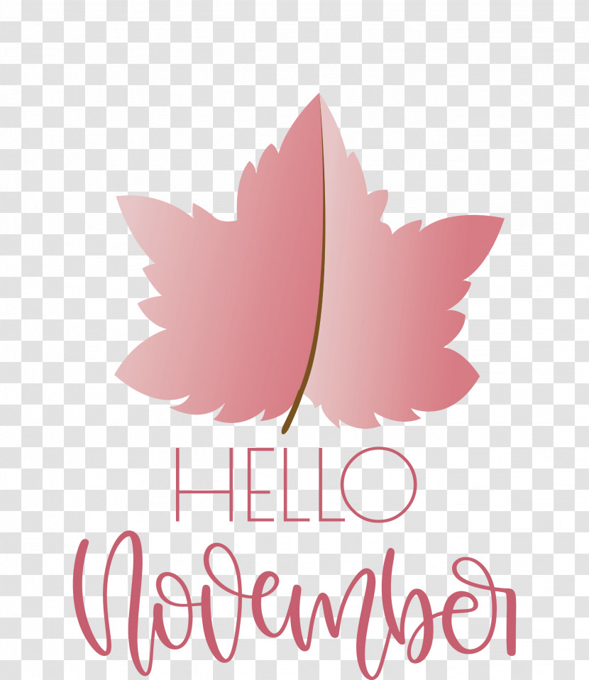 Hello November November Transparent PNG