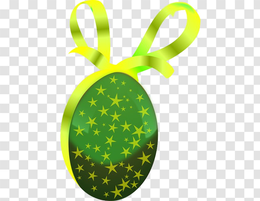 Green Easter Egg Clip Art - Gift - Ribbon Transparent PNG