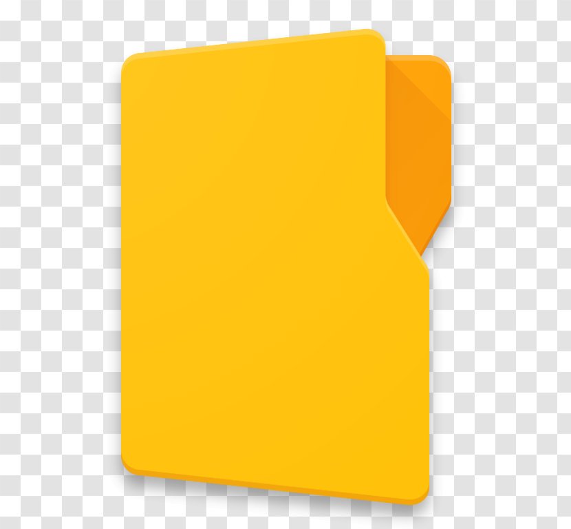 Material Design Icon - Orange Transparent PNG