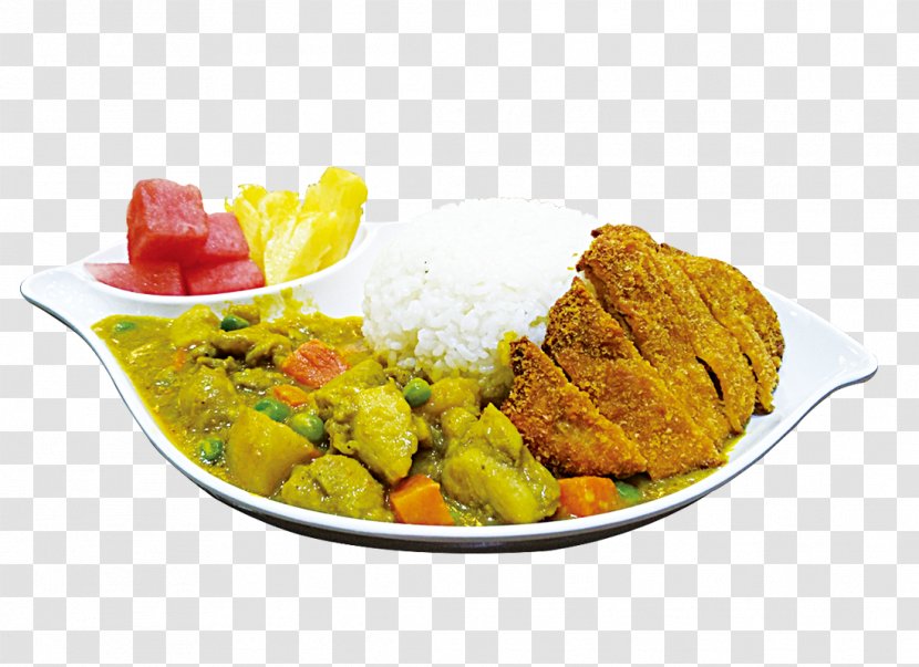 Chicken Curry Fried Meat Fruit - Food - Nanyang Transparent PNG