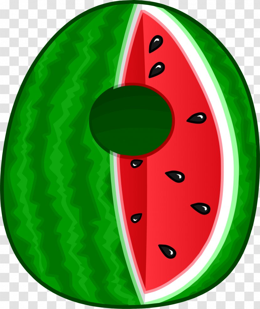 Club Penguin Watermelon Fruit - Party Transparent PNG