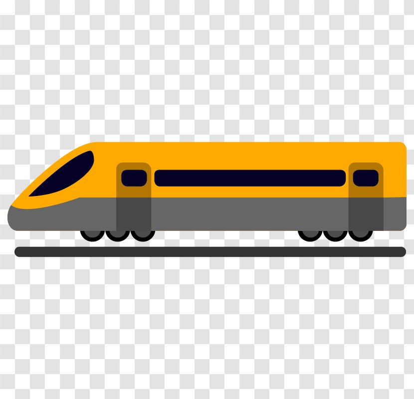 Train Maglev Image Drawing - Railroad Car - Moving Transparent PNG