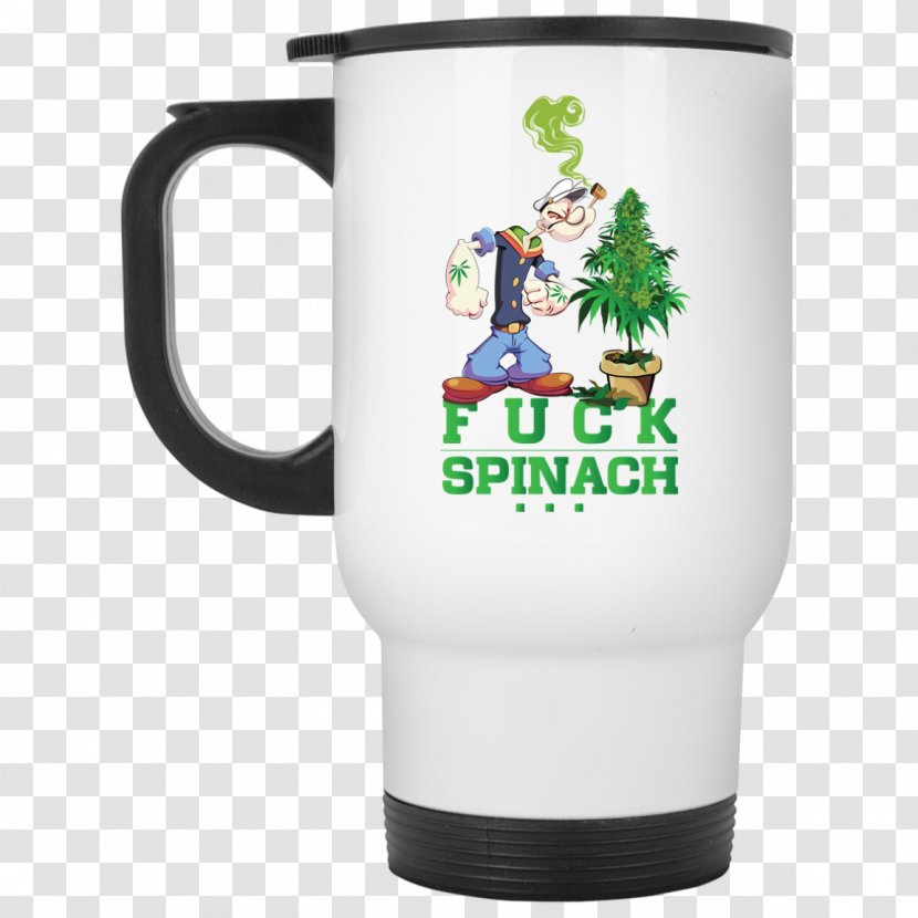 Mug T-shirt Hoodie Coffee Cup Clothing - Taurus - Spinach Popeye Transparent PNG