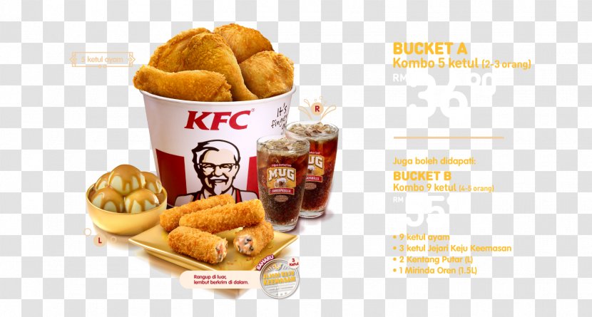 KFC Fast Food Potato Wedges Bubur Ayam Buffalo Wing - Breakfast Transparent PNG